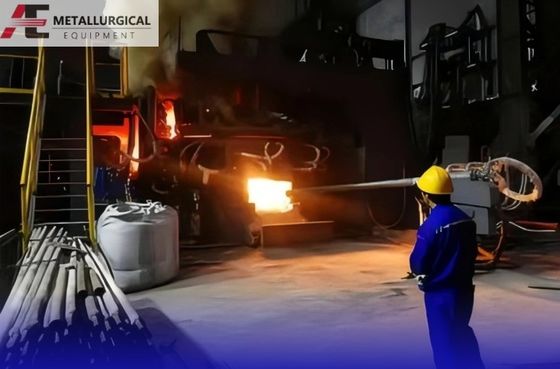 Cửa nung nhôm nóng chảy màu nâu 10000KVA Cửa Corundum 380V