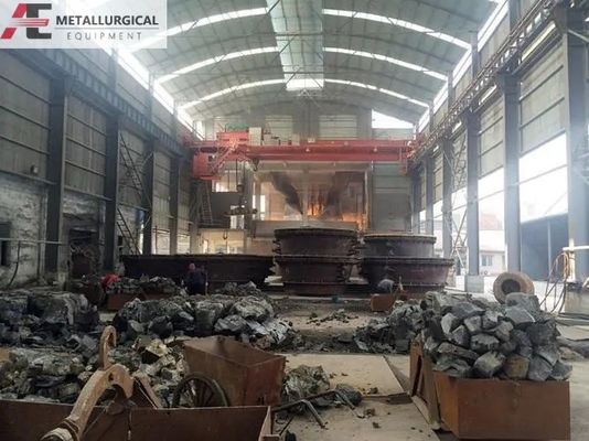 Cửa nung nhôm nóng chảy màu nâu 10000KVA Cửa Corundum 380V