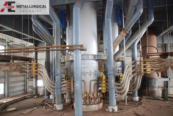12500KVA 16500KVA lò nóng chảy kim loại Silicon lò điện ngập cung