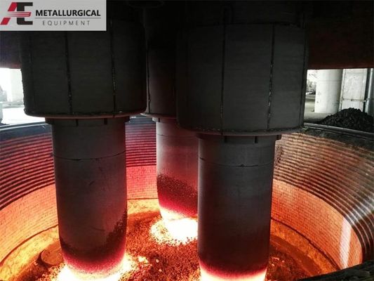 33000kVA lò sợi cacbit canxi lò cung chìm để sản xuất hợp kim sắt