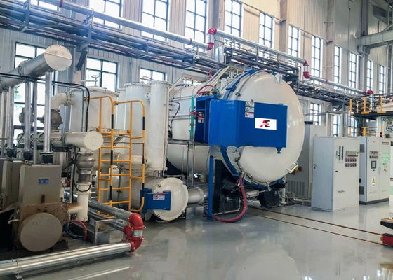 2200C lò lắng đọng hơi chân không cho lớp phủ carbon pyrolytic của các thiết bị bán dẫn