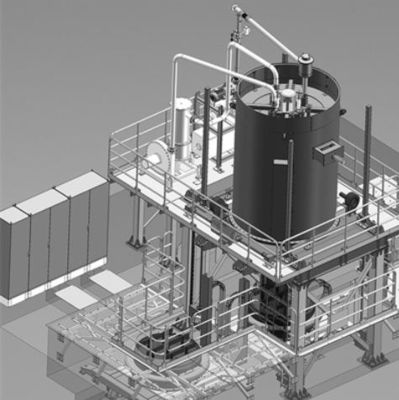 Cửa lò xăng bằng chân không ngưng cháy liên tục với chức năng nitriding